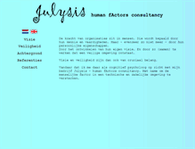 Tablet Screenshot of julysis.com